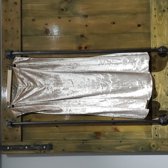 VINCE VELVET PURL-EDGED PANELED MAXI COLUMN SKIRT SIZE 16 PLUS SIZE - Picture 2 of 13